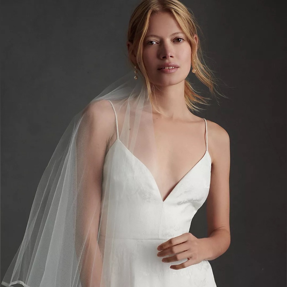 BHLDN Anthropologie PARIS by Debra Moreland Ribboning Cirque Veil